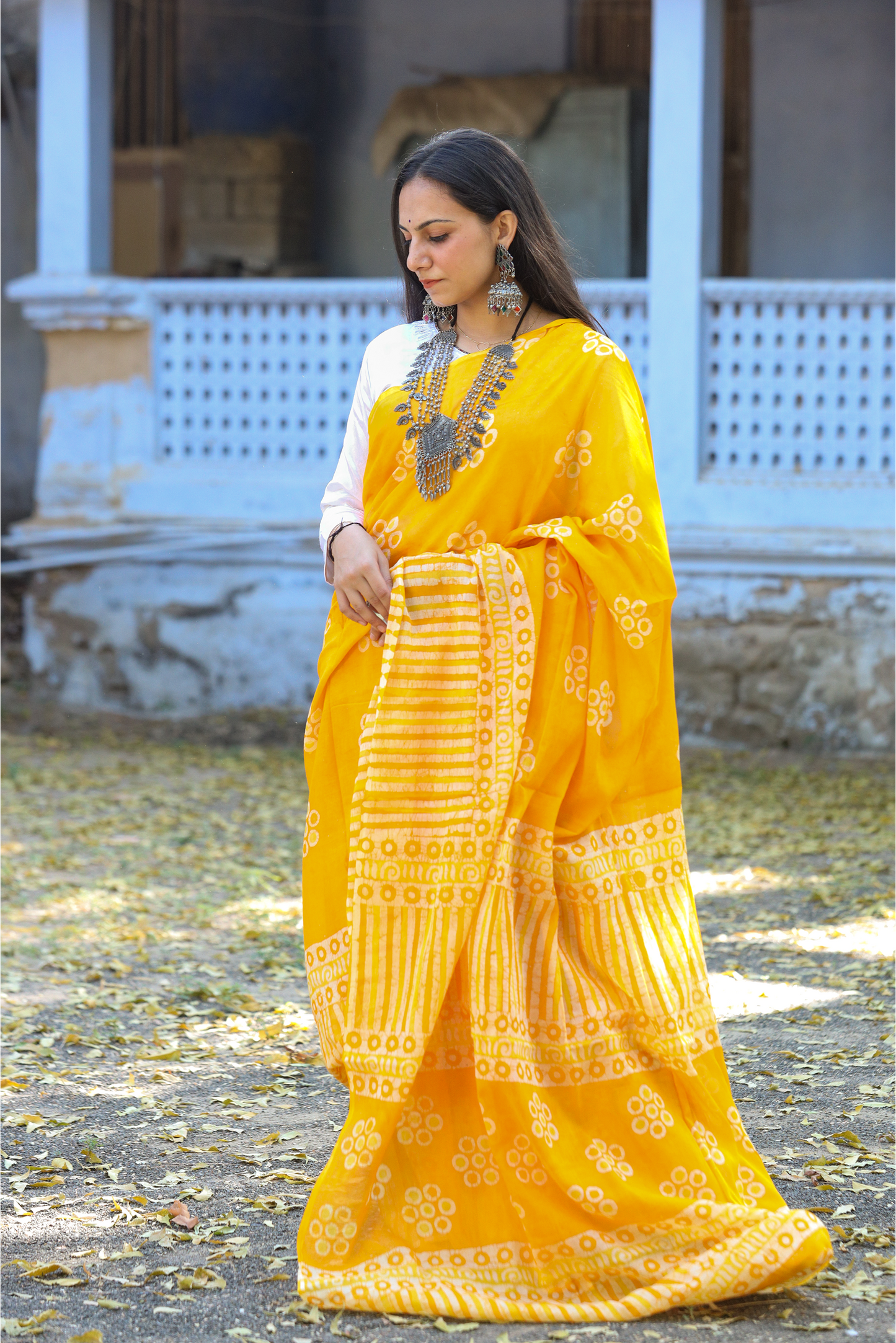 Yellow Saree