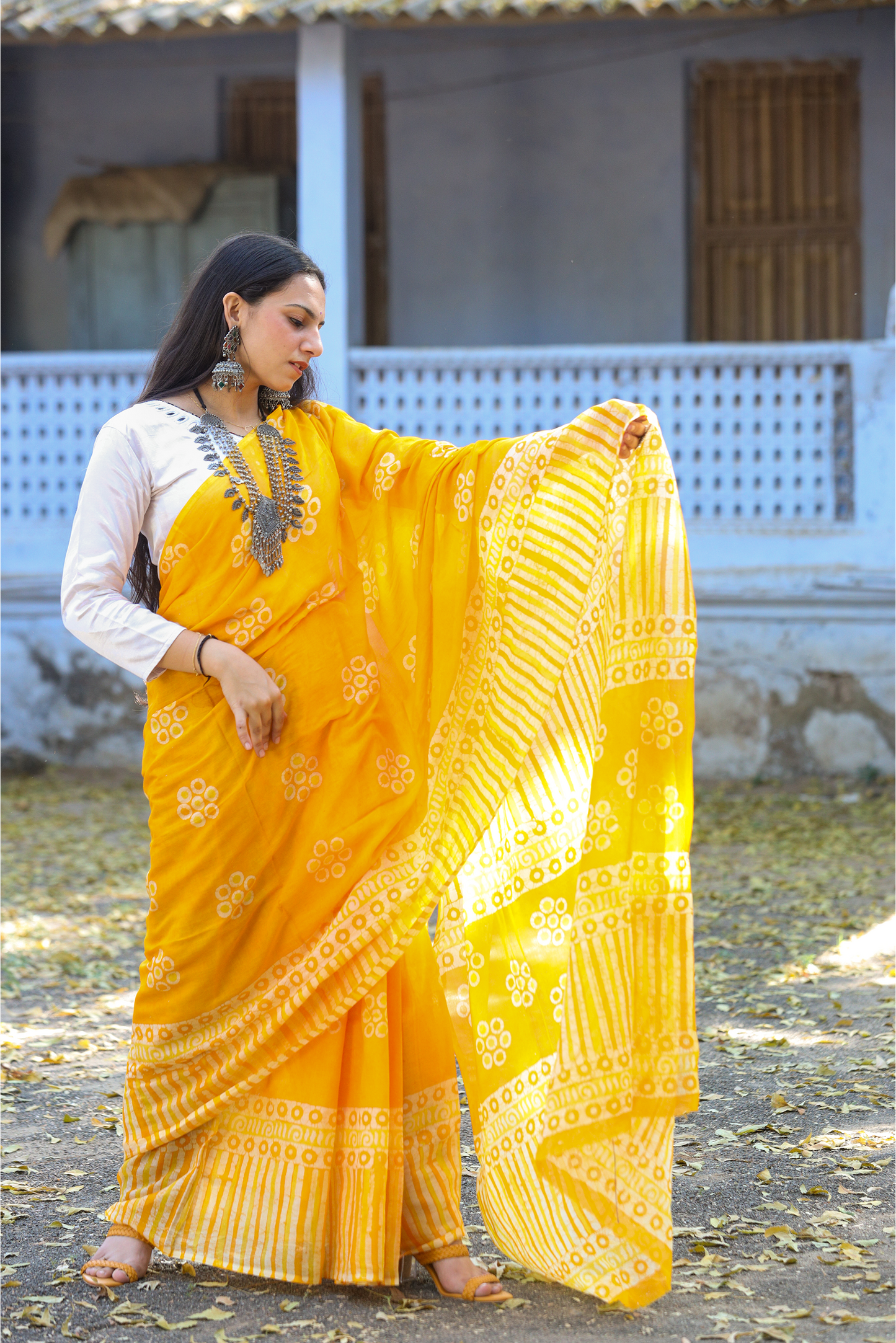 Yellow Saree