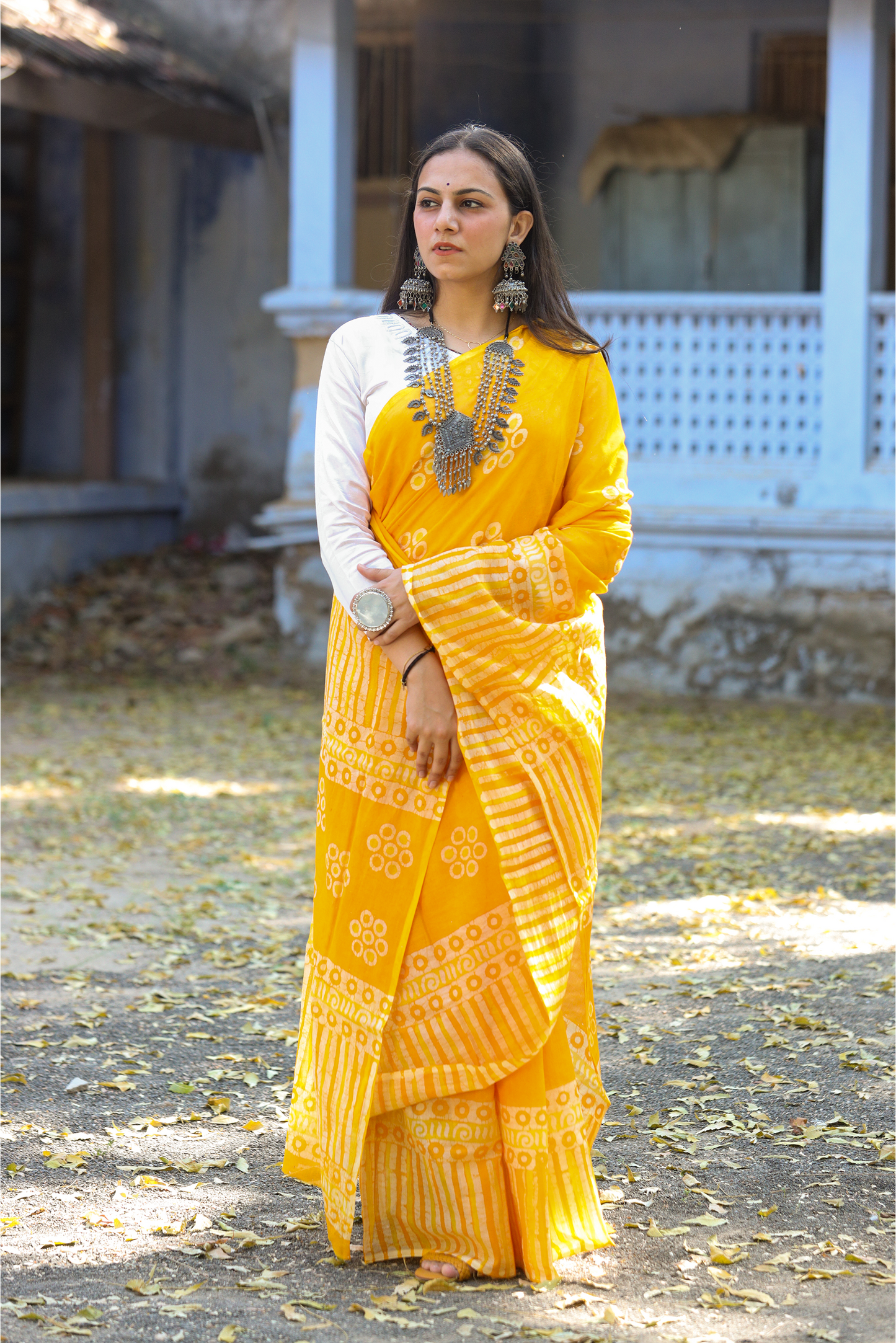 Yellow Saree