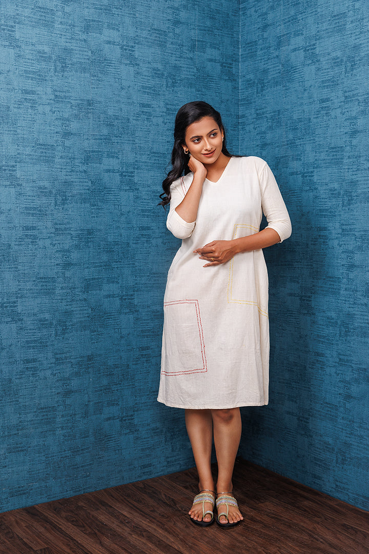 Khadi Offwhite Tunic