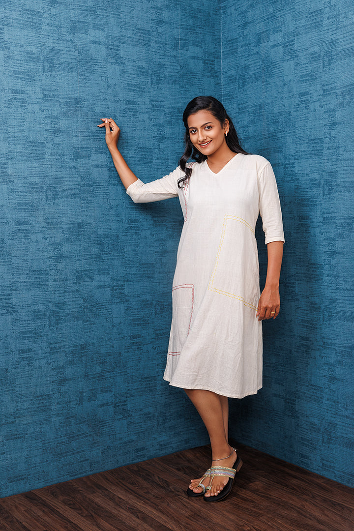 Khadi Offwhite Tunic