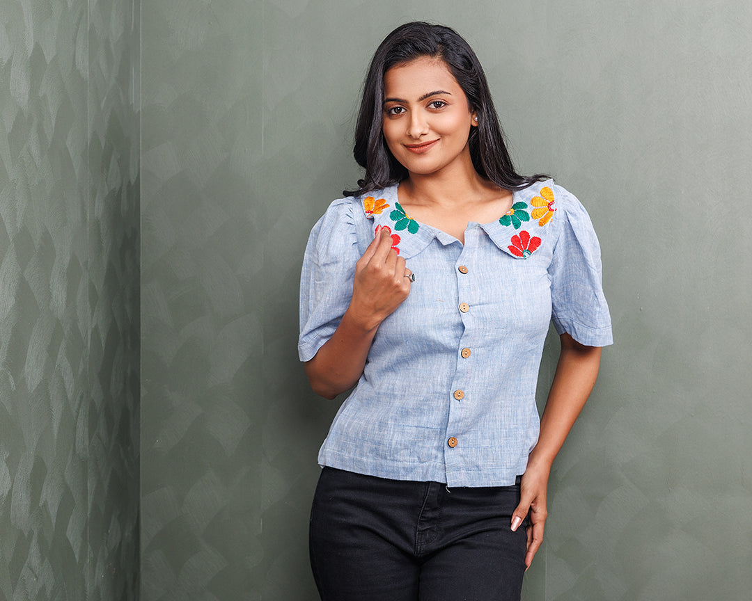 Khadi Grey Shirt
