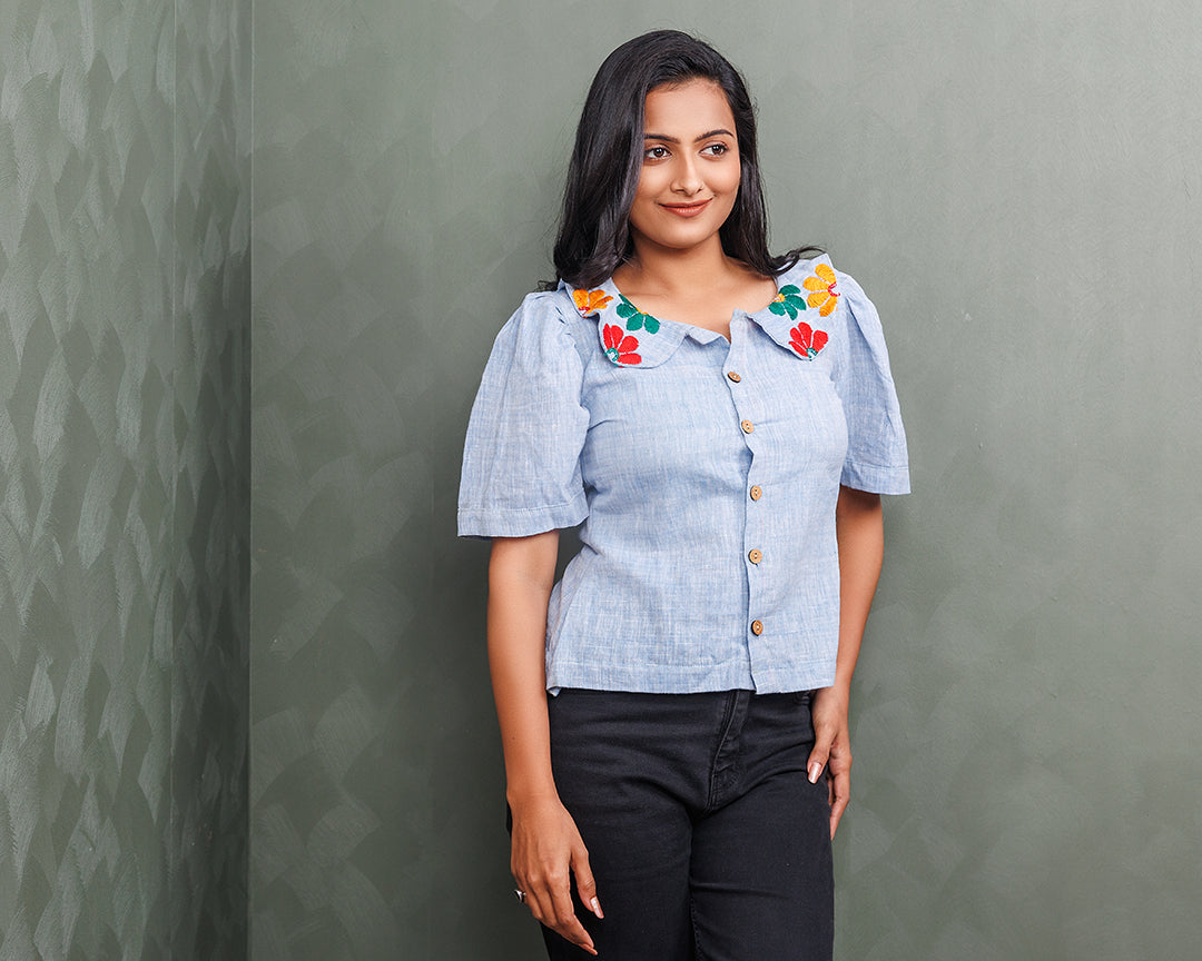 Khadi Grey Shirt