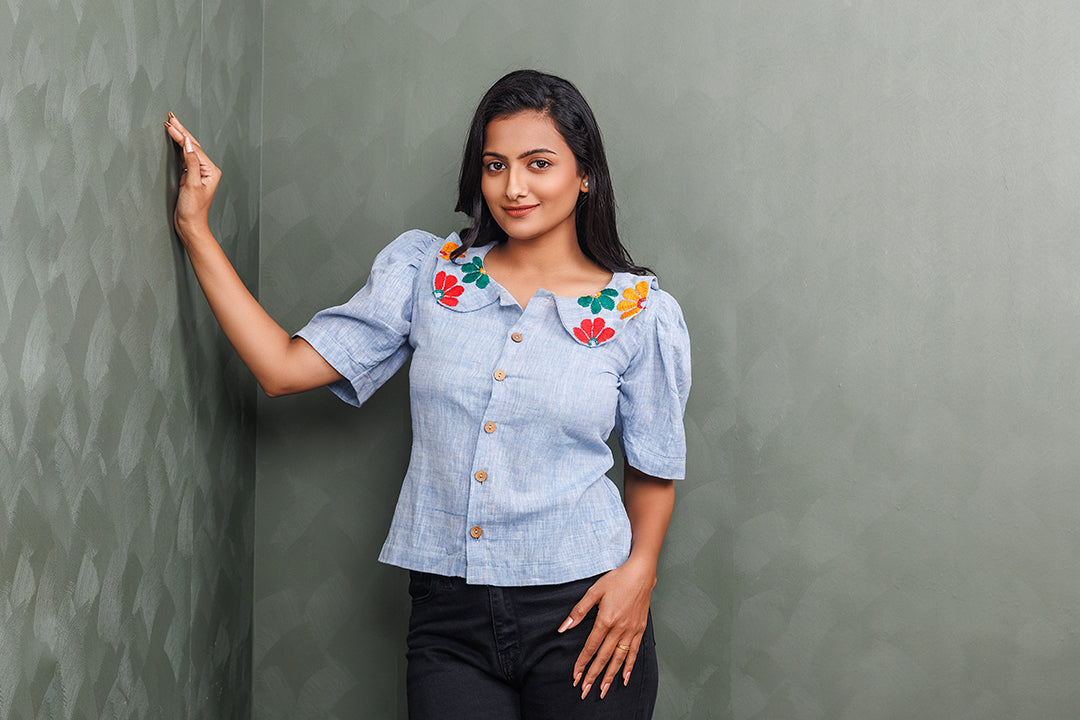 Khadi Grey Shirt