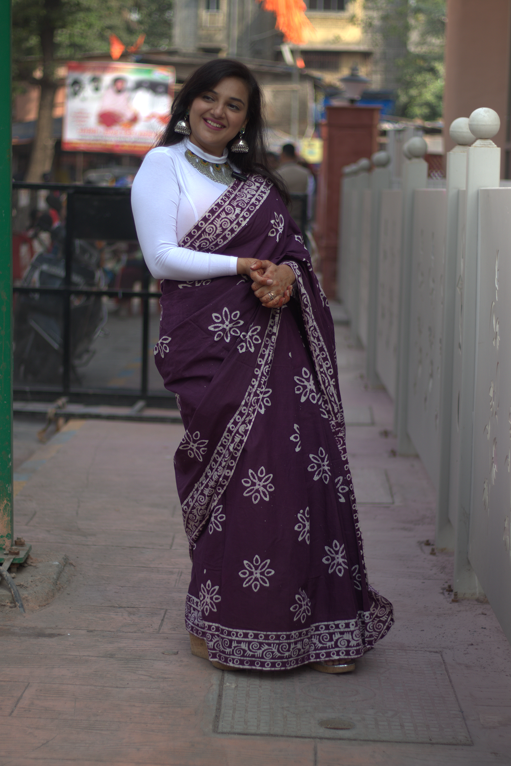 Brown Shade Saree