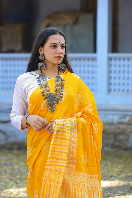 Yellow Saree