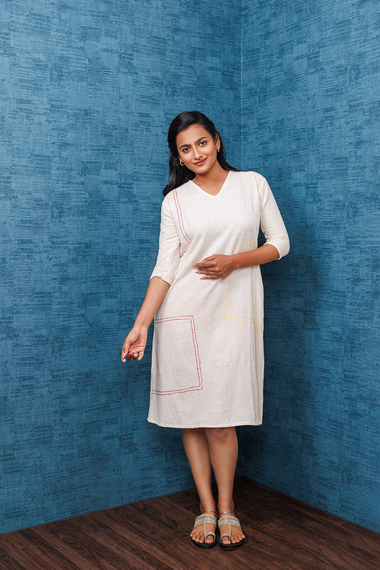 Khadi Offwhite Tunic
