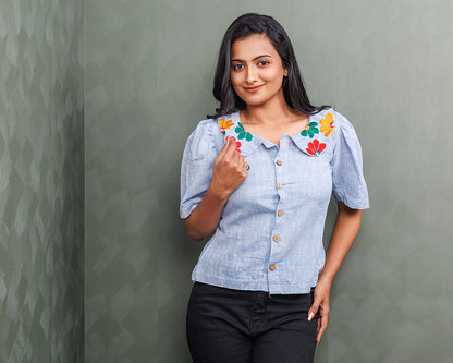Khadi Grey Shirt