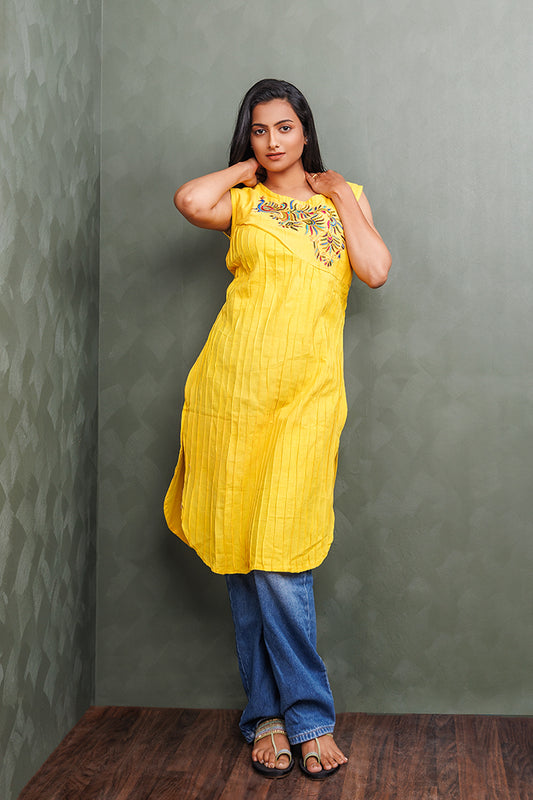 Yellow Kurti