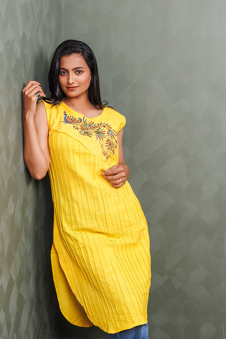 Yellow Kurti