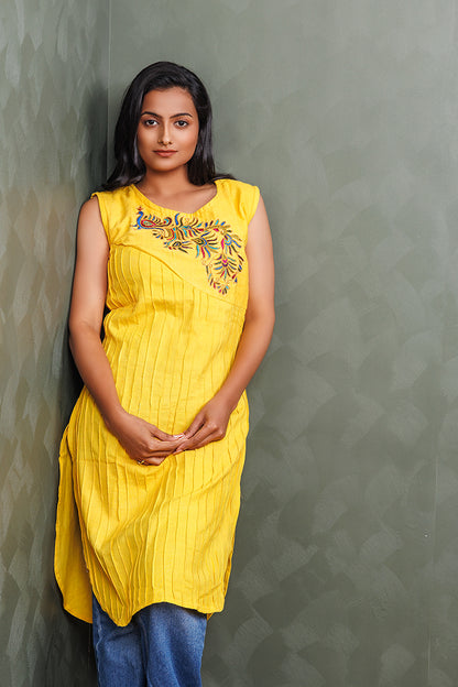 Yellow Kurti