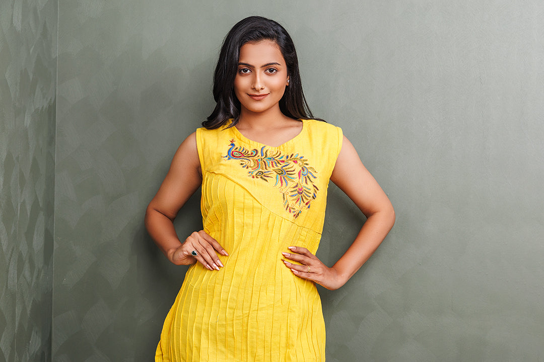 Yellow Kurti